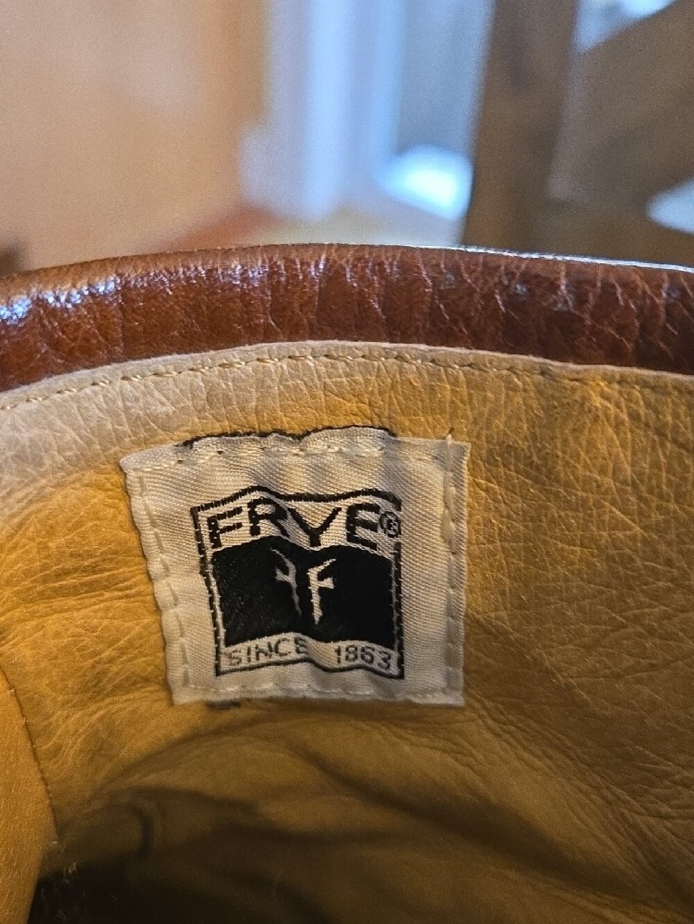 Vintage Frye Brown Leather Women's Ankle Boots - Strap Detail - Picture 4 of 7